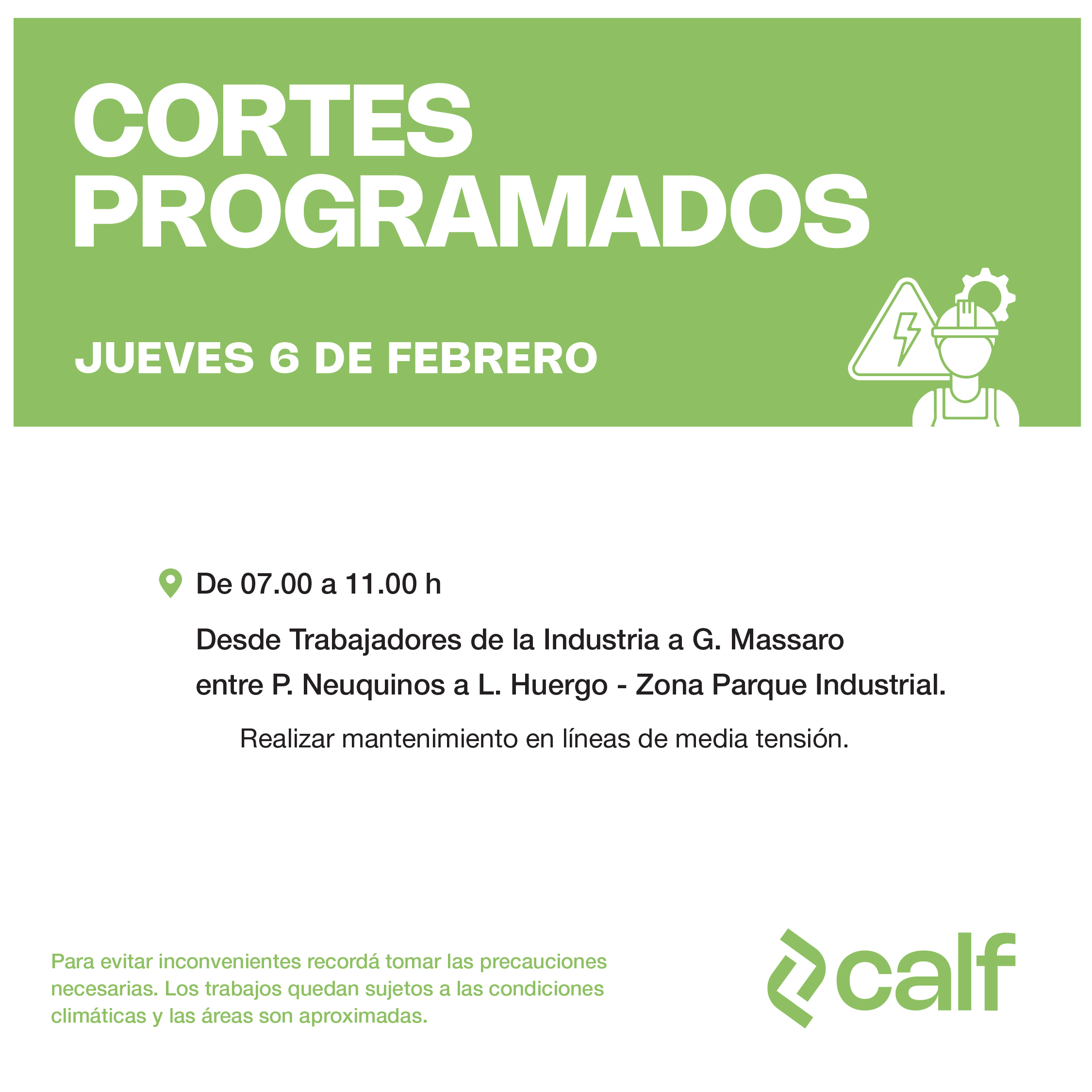 En este momento estás viendo Jueves con obras programadas